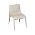 Italiaanse minimalistische witte zadelleer Seattle stoelen